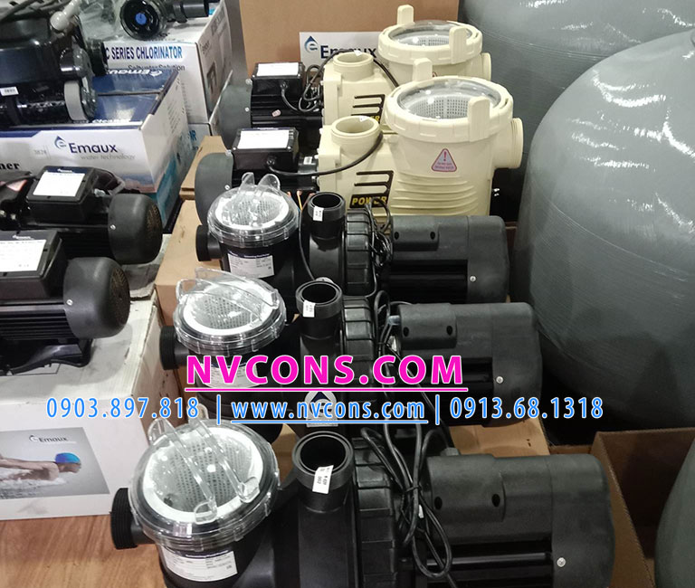 Bơm Emaux với nhiều model và công suất phù hợp với nhu cầu sử dụng tại Nvcons