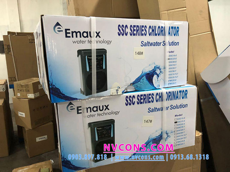 Công ty cung cấp thiết bị điện phân muối hồ bơi Emaux