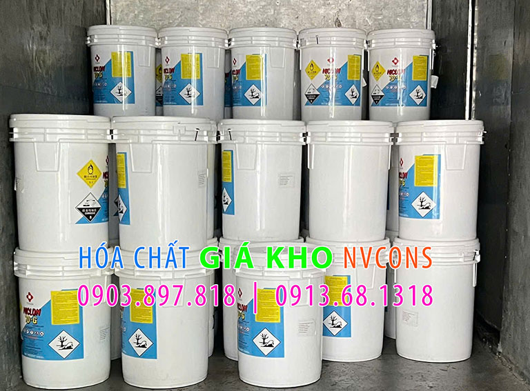 Nvcons là một trong những cửa hàng cung cấp clo xử lý hồ bơi Niclon 70G