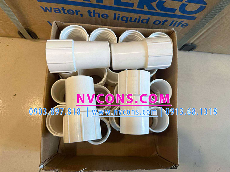 Đầu trắng kết nối ống mềm hồ bơi bằng nhựa