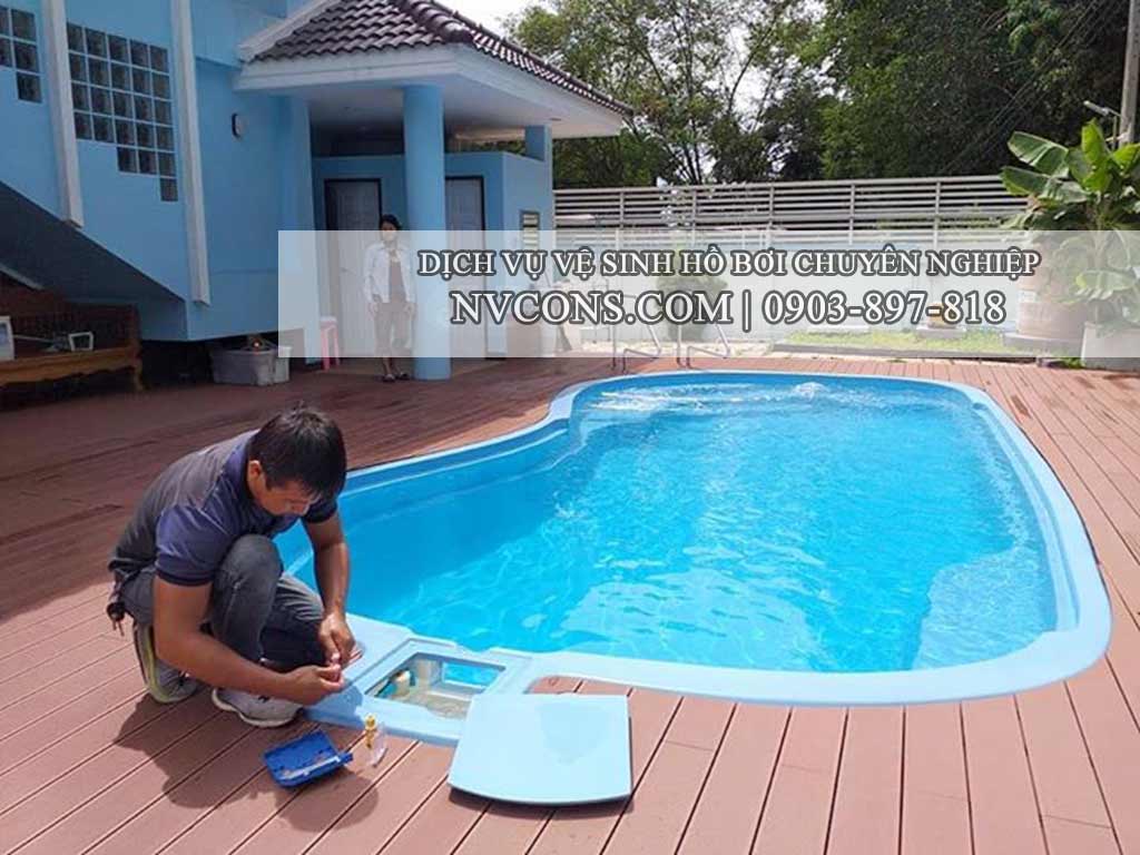 Nvcons là đơn vị cung cấp dịch vụ vệ sinh hồ bơi chuyên nghiệp tại TPHCM