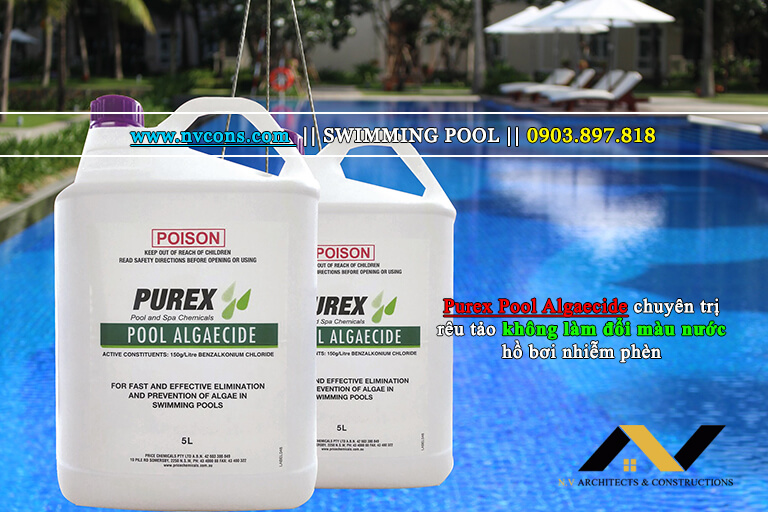 Purex Pool Algaecide hóa chất diệt rêu tảo chuyên nghiệp