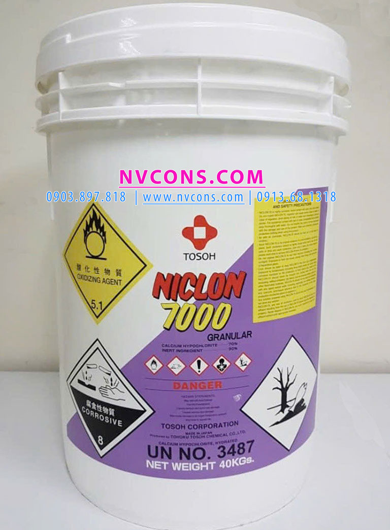 Hóa chất clorine Nhật Bản Niclon 7000