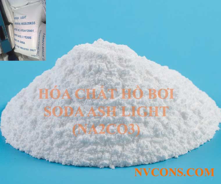 Hóa chất xử lý bể bơi Soda ash light Na2co3