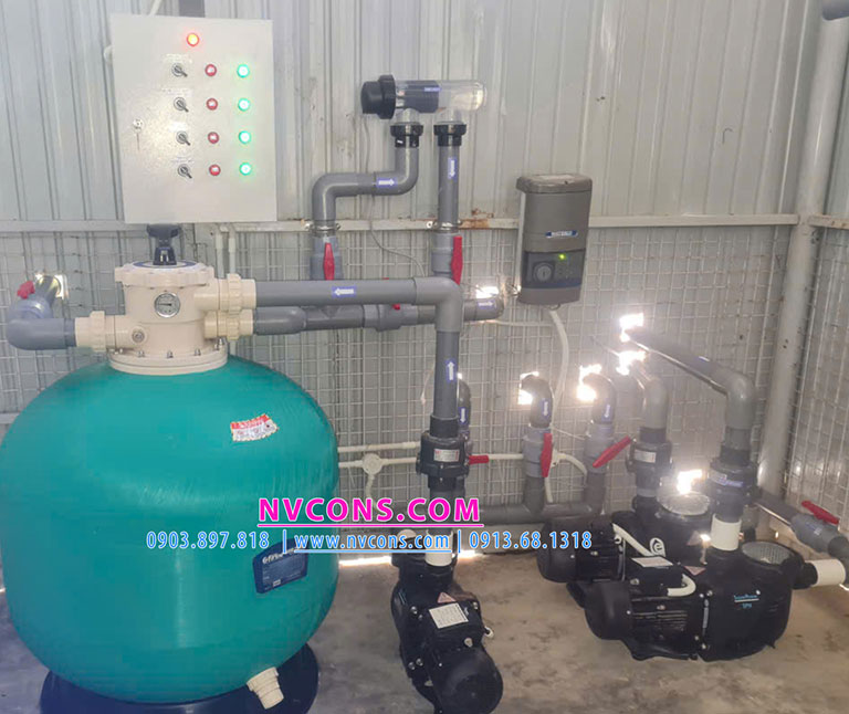 Lắp đặt thiết bị điện phân muối waterco 20g tai nha trang