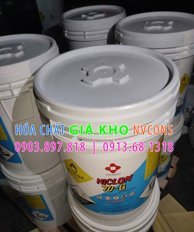 Nvcons tự hào giao hàng Clorin Niclon 70G tại TPHCM nhanh trong ngày