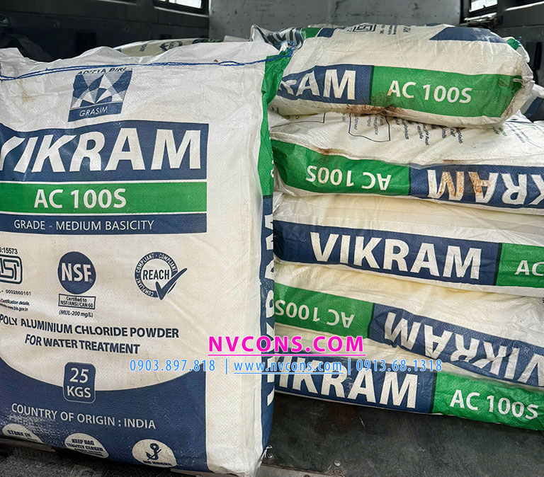 Phèn nhôm xử lý nước bể bơi Ấn Độ Vikram