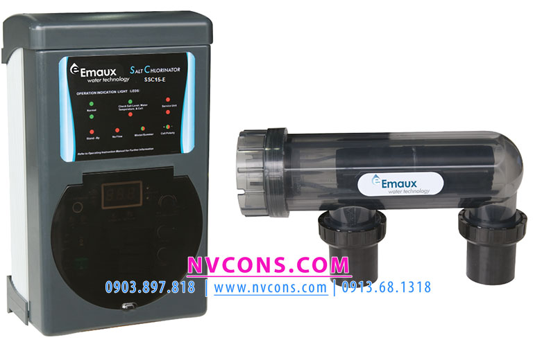 Thiết bị điện phân muối hồ bơi Emaux SSC15-E giá rẻ