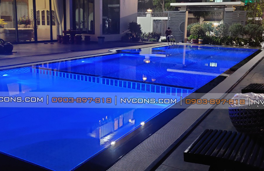 Thiết kế công nghệ và cung cấp lắp đặt thiết bị hồ bơi gia đình Long Xuyên An Giang