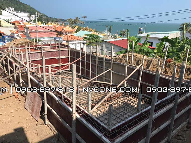 Xây dựng bể bơi gia đình tại Thuỳ Vân, Hạ Long Vũng Tàu