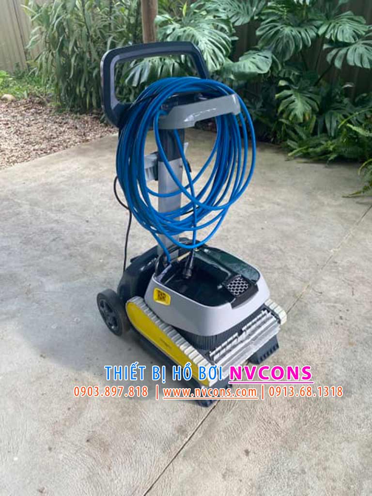 Xe đẩy Robot bể bơi Dolphin X40 Plus